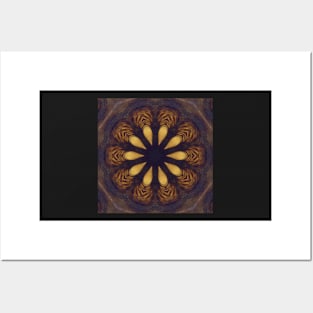 Mandalisa Kaleidoscope [textures] Pattern (Seamless) 2 Posters and Art